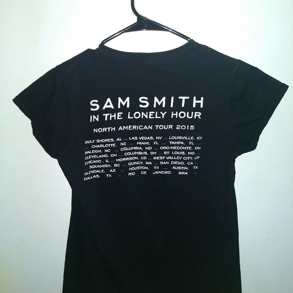 SAM SMITH CONCERT T-SHIRT - 2015 Lonely Hour Tour - Picture 5 of 5